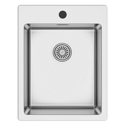 IDEAL 340 B SUDOPER PRAVOKUTNI jednodijelni 39x50,5x20cm/sa sifonom fi90mm